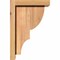 Ekena Millwork Ridgewood Smooth Corbel w/Backplate, Western Red Cedar, 5 1/2"W x 8"D x 12"H COR06X08X12RID01SWR - alternate 2